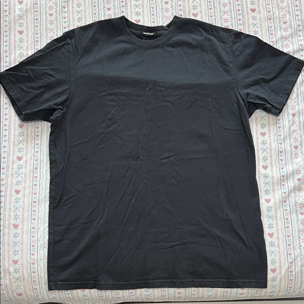TALENTLESS Charcoal Short Sleeve Tee